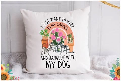Work in Garden with My Dog Sublimation Sublimation Jagonath Roy 