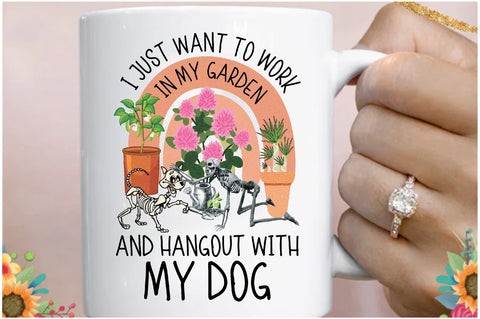 Work in Garden with My Dog Sublimation Sublimation Jagonath Roy 