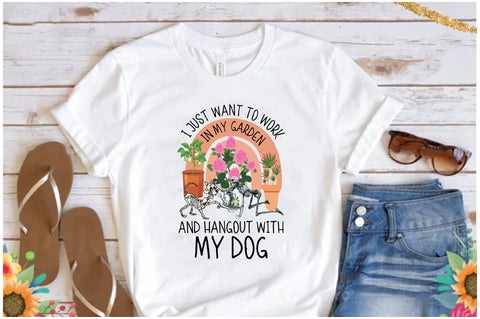 Work in Garden with My Dog Sublimation Sublimation Jagonath Roy 