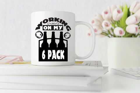 Working On My 6 Pack SVG SVG Creativeart88 