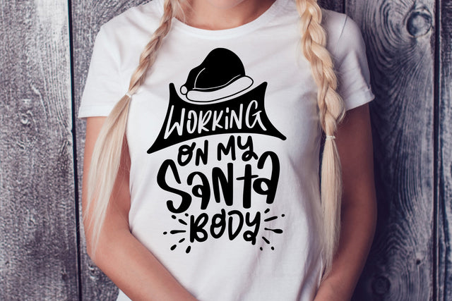 Working On My Santa Body SVG Sarcastic Christmas SVG dapiyupi store 