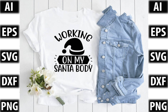 Working on my santa body SVG SVGista 