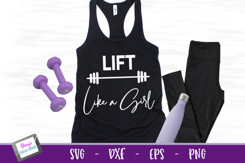 Workout and Gym Bundle | Includes 6 workout SVG designs SVG Stacy's Digital Designs 