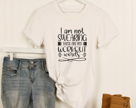 Workout Quotes SVG Bundle, 6 Designs, Workout Sayings SVG, I Am Not Swearing These Are My Workout Words SVG, Gym Hair Don't Care SVG SVG HappyDesignStudio 