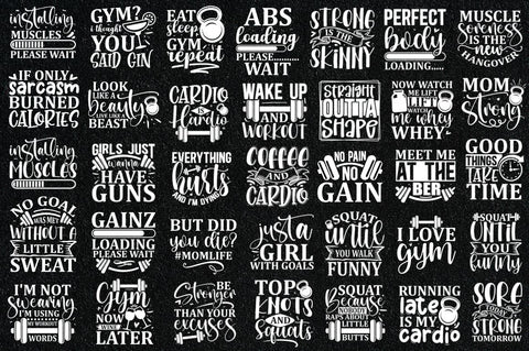 Workout SVG Bundle SVG Regulrcrative 