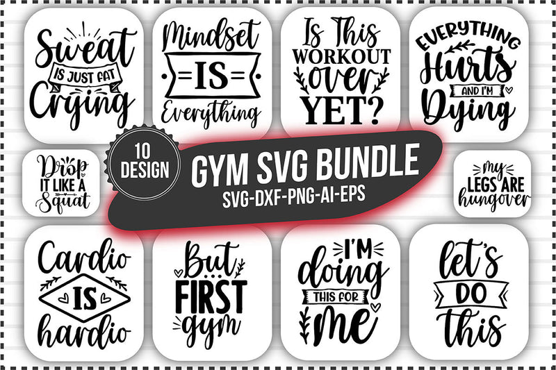 Workout SVG Bundle SVG shah alam 