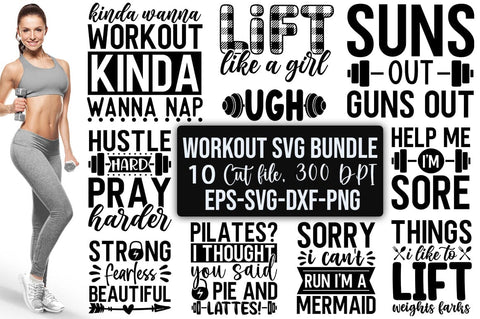 Workout SVG bundle SVG SH_Tee store 