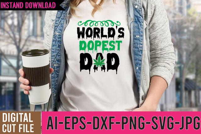 Worl s Dopest Dad SVG Cut File SVG BlackCatsMedia 