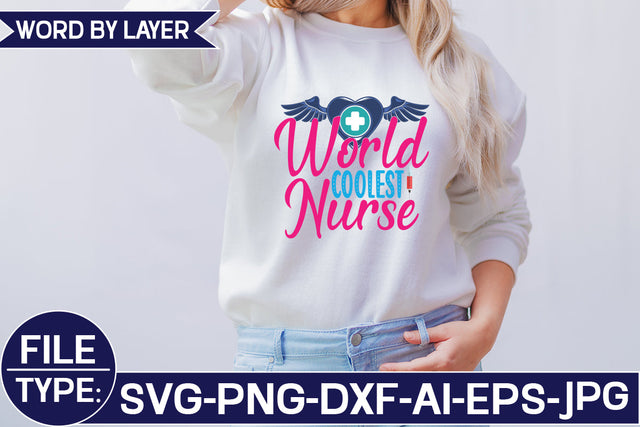 World Coolest Nurse SVG Cut File SVG Studio Innate 