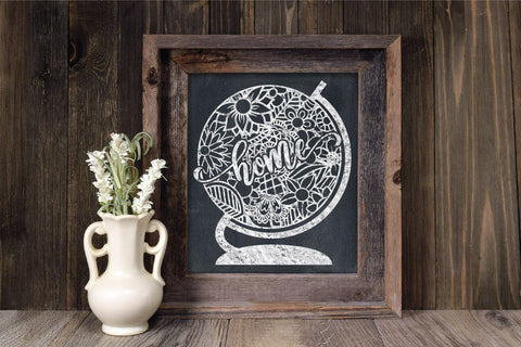 World Globe Mandala SVG - Home SVG File SVG Old Market 