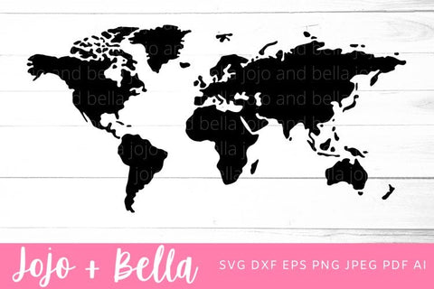 World Map svg, World Atlas SVG, Clipart, Traveling svg file, Traveler svg, The World Svg, Travel Adventure Svg, PNG, world clipart, pdf SVG Jojo&Bella 