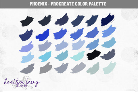 World of Wizards Procreate Color Palette Bundle Digital Pattern Heather Terry Design Co. 