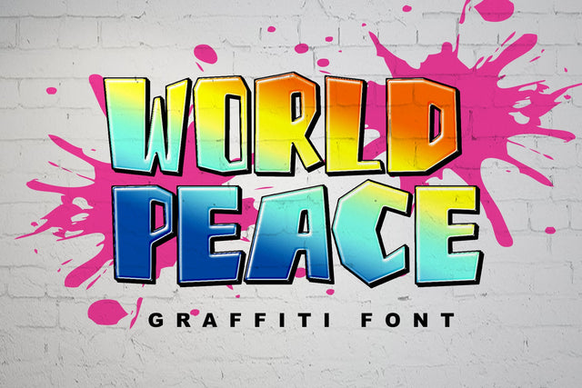 World Peace Font Letterara 