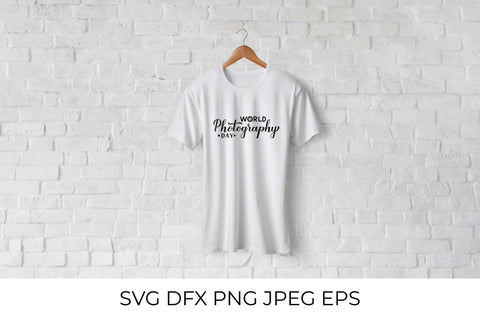 World Photography Day calligraphy lettering SVG LaBelezoka 