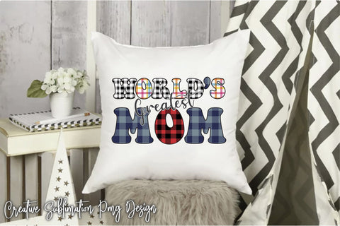 World s Greatest Mom Sublimation Creativeart88 