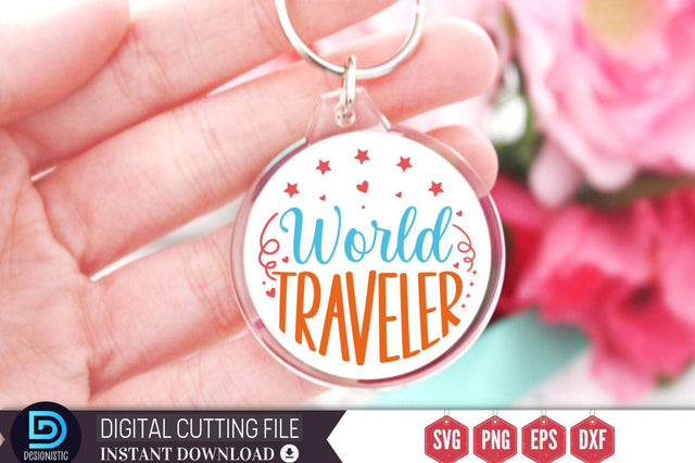 World traveler SVG SVG DESIGNISTIC 