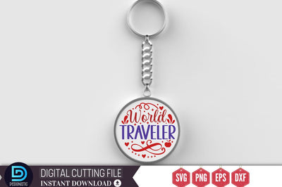 World traveler SVG SVG DESIGNISTIC 