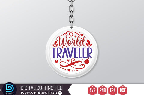 World traveler SVG SVG DESIGNISTIC 