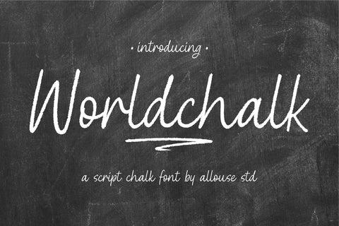 Worldchalk Font Allouse.Studio 