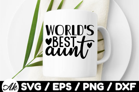 World's best aunt svg SVG akazaddesign 