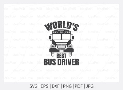 World's best bus driver Svg, School Bus SVG Bundle, Bus Driver SVG Bundle, Bus Driver Cut File, Bus Driver gift svg, Back to school, cricut design space SVG Dinvect 