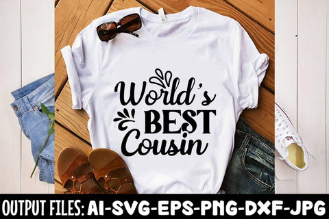 World's Best Cousin SVG Design SVG Rafiqul20606 