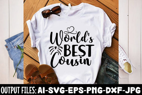 World's Best Cousin SVG Design SVG Rafiqul20606 