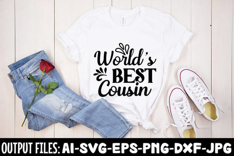 World's Best Cousin SVG Design SVG Rafiqul20606 