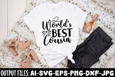 World's Best Cousin SVG Design SVG Rafiqul20606 