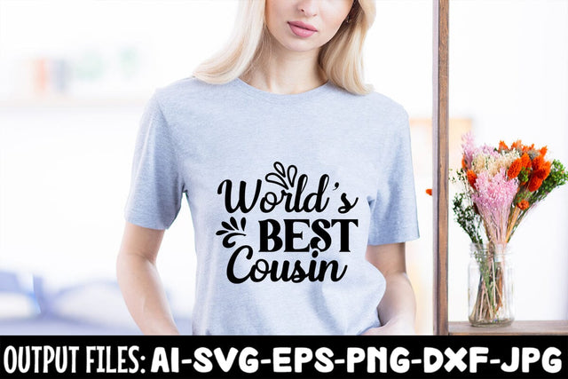 World's Best Cousin SVG Design SVG Rafiqul20606 