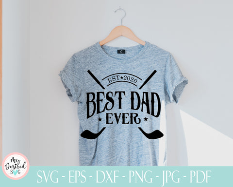 World's Best Dad Ever, gift for dad svg, Father's Day Golf, Golfing Svg, Digital File, T-Shirt Design, Dad Golf Svg, Best Dad svg, SVG, EPS SVG MyDesiredSVG 