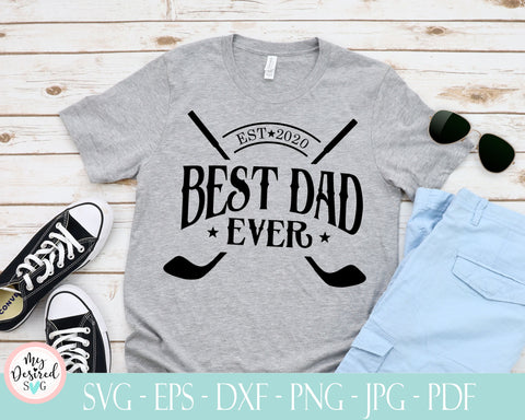 World's Best Dad Ever, gift for dad svg, Father's Day Golf, Golfing Svg, Digital File, T-Shirt Design, Dad Golf Svg, Best Dad svg, SVG, EPS SVG MyDesiredSVG 