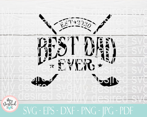 World's Best Dad Ever, gift for dad svg, Father's Day Golf, Golfing Svg, Digital File, T-Shirt Design, Dad Golf Svg, Best Dad svg, SVG, EPS SVG MyDesiredSVG 