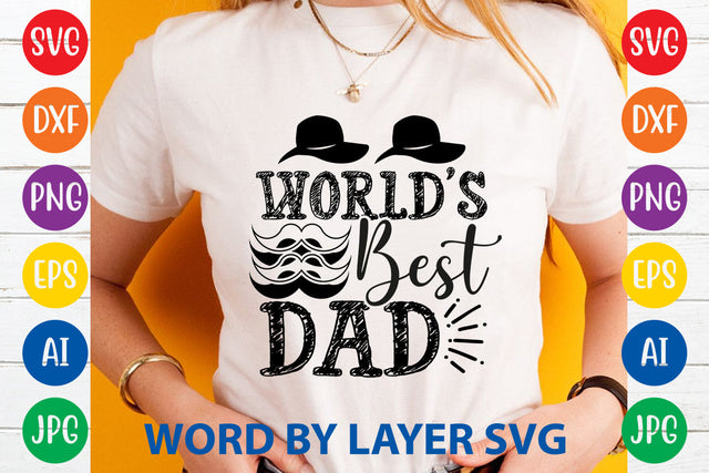 World's Best Dad, Father day SVG, Dad SVG Cut File SVG Rafiqul20606 