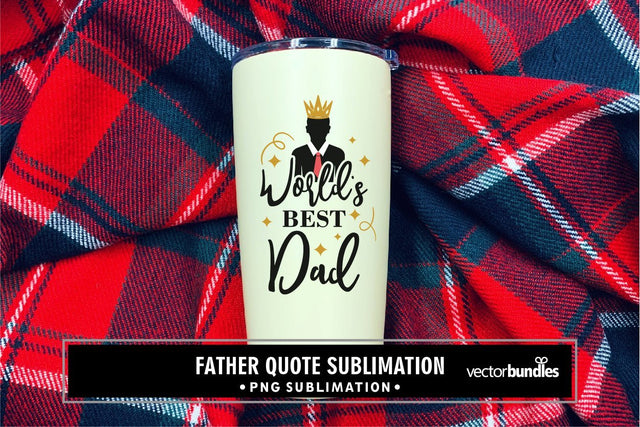 World's best dad sublimation Sublimation vectorbundles 