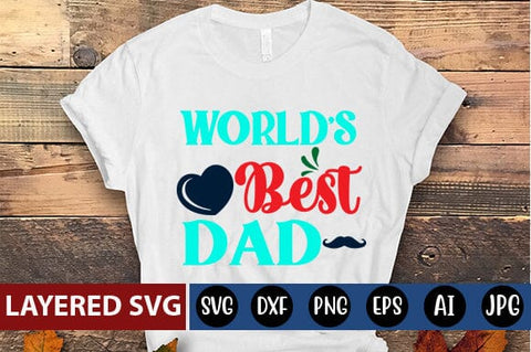 Worlds Best Dad SVG Blessedprint 