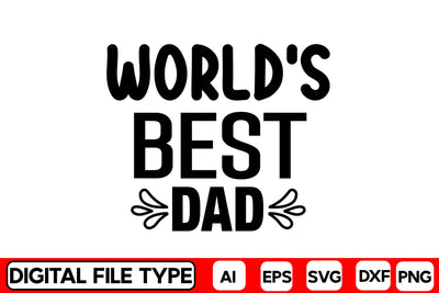 World's Best Dad SVG CraftlabSvg29 