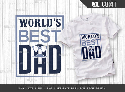 World’s Best Dad Svg Cut File | Dad Shirt | Okayest Dad Svg | Family Svg | Fathers Gift Svg | Dad Tshirt Design SVG ETC Craft 