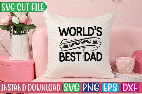World’s Best Dad SVG Cut File SVG Studio Innate 