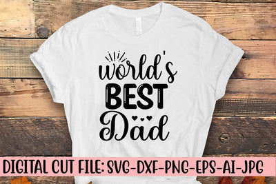World's Best Dad SVG Cut File SVG Syaman 