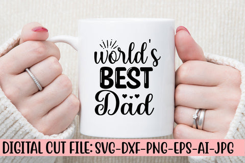 World's Best Dad SVG Cut File SVG Syaman 