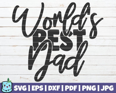 World's Best Dad SVG MintyMarshmallows 