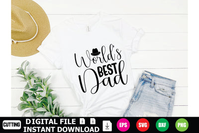 World’s Best Dad SVG Shahin alam 