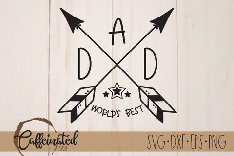 World's Best Dad SVG SVG Caffeinated SVGs 