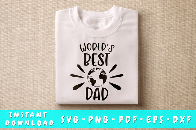 World's Best Dad SVG SVG HappyDesignStudio 