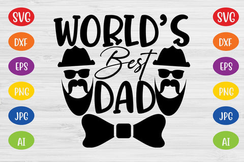 World’s best dad SVG SVG MStudio 