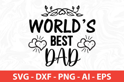 Worlds best dad SVG SVG nirmal108roy 