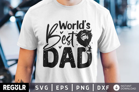 World's best dad SVG SVG Regulrcrative 
