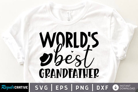 World's best grandfather SVG SVG Regulrcrative 