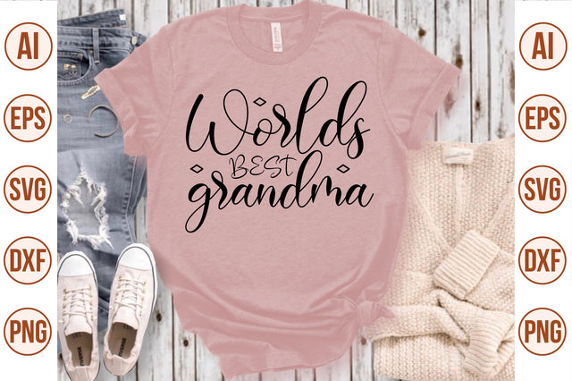 worlds best grandma svg SVG nirmal108roy 
